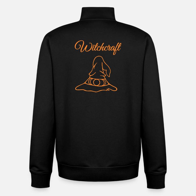 Witchcraft - Unisex Organic Zip Sweatshirt by Stanley/Stella - black