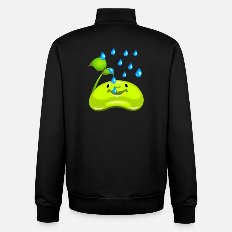Hobbygärtner kleiner Sämling - Unisex Organic Zip Sweatshirt von Stanley/Stella - Schwarz