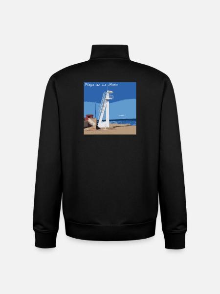 Plsya de La Mata - Unisex Organic Zip Sweatshirt by Stanley/Stella - black