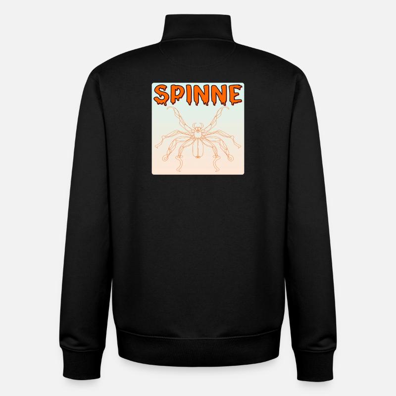 HALLOWEEN KOSTÜME - SPINNENTIERE SPINNE - Unisex Organic Zip Sweatshirt von Stanley/Stella - Schwarz