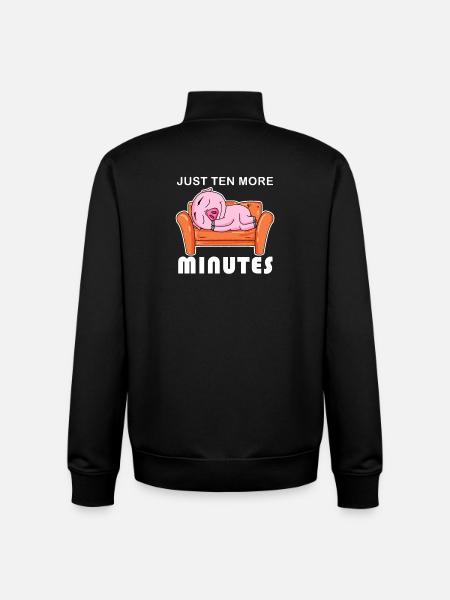 Dormez seulement dix minutes - Sweat zippé unisexe en coton bio Stanley/Stella - noir