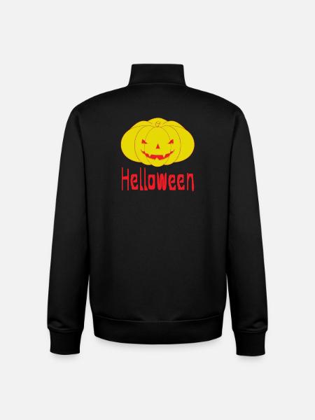 The Helloween - Unisex Organic Zip Sweatshirt by Stanley/Stella - black