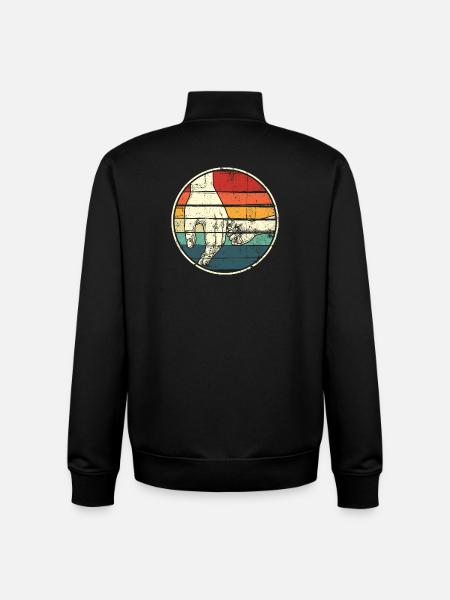 Händchen halten Regenbogenkreis - Unisex Organic Zip Sweatshirt von Stanley/Stella - Schwarz