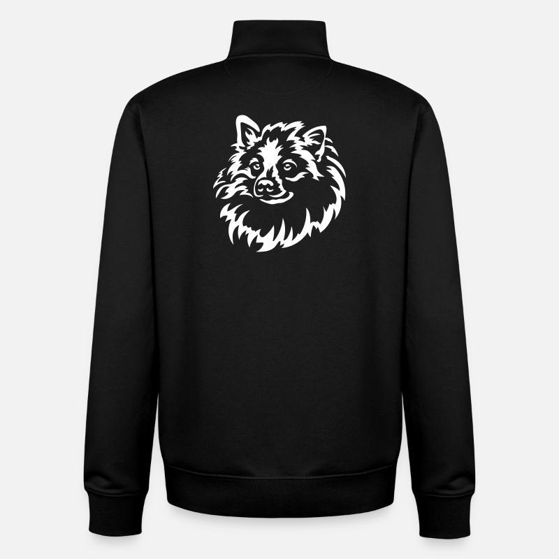 Pointed head "Black Edition" - Unisex Organic Zip Sweatshirt by Stanley/Stella - black