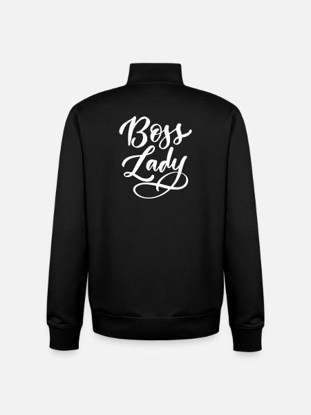 Lady Bos-s - Unisex Organic Zip Sweatshirt by Stanley/Stella - black