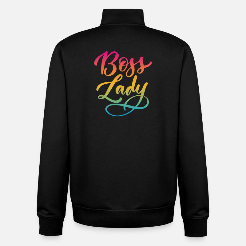 Lady Bos-s - Unisex Organic Zip Sweatshirt von Stanley/Stella - Schwarz