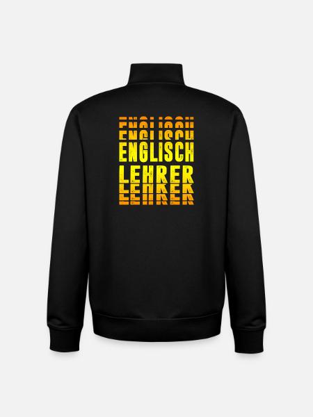 Conception de professeur d’anglais - Sweat zippé unisexe en coton bio Stanley/Stella - noir