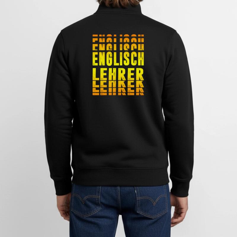 Conception de professeur d’anglais Sweat zippé unisexe en coton bio Stanley/Stella