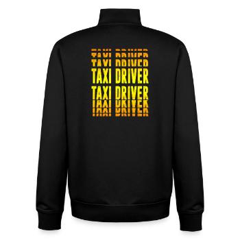 Design de chauffeur de taxi - Sweat zippé unisexe en coton bio Stanley/Stella - noir - Dos - AI Model Male 185 light (185cm)