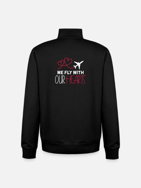 Airplane Pilot Quote Gift - Unisex Organic Zip Sweatshirt by Stanley/Stella - black