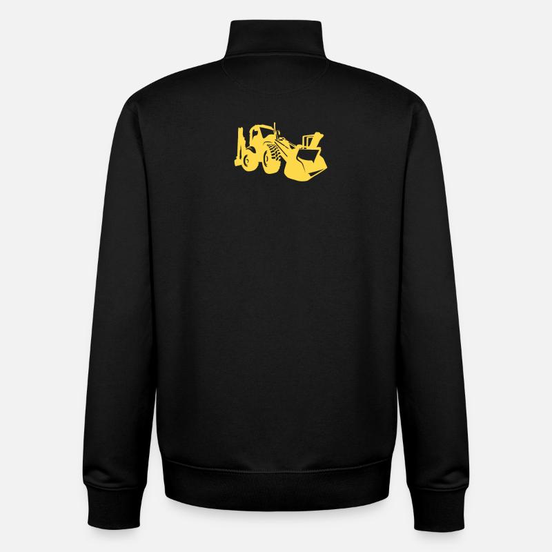 Baggerfahrer Radlader Bagger - Unisex Organic Zip Sweatshirt von Stanley/Stella - Schwarz