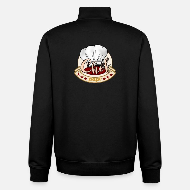 Opa Koch - Unisex Organic Zip Sweatshirt von Stanley/Stella - Schwarz