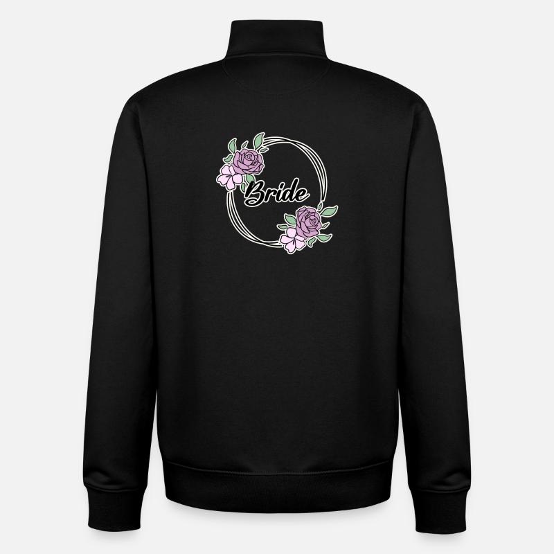 Bride - Unisex Organic Zip Sweatshirt by Stanley/Stella - black