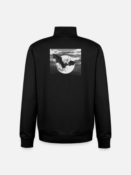 The Vampire - Unisex Organic Zip Sweatshirt by Stanley/Stella - black
