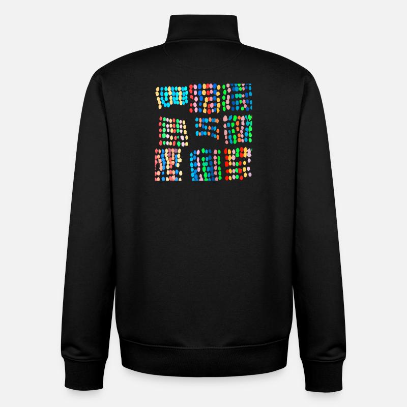 Pon-pon - Unisex Organic Zip Sweatshirt von Stanley/Stella - Schwarz