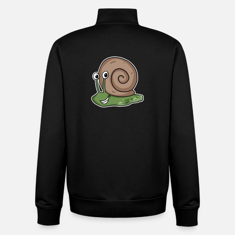 Schnecke - Unisex Organic Zip Sweatshirt von Stanley/Stella - Schwarz