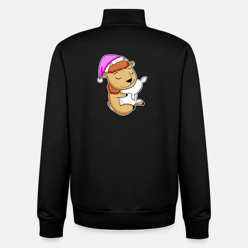 Bison - Unisex Organic Zip Sweatshirt von Stanley/Stella - Schwarz