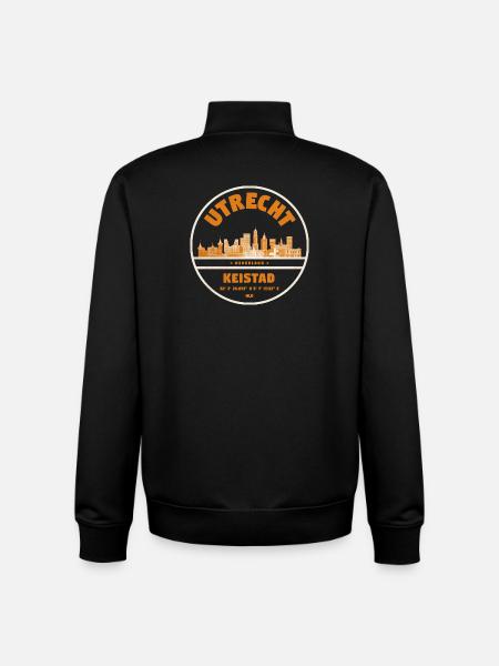 Utrecht Keistad Skyline Roundel - Unisex Organic Zip Sweatshirt by Stanley/Stella - black