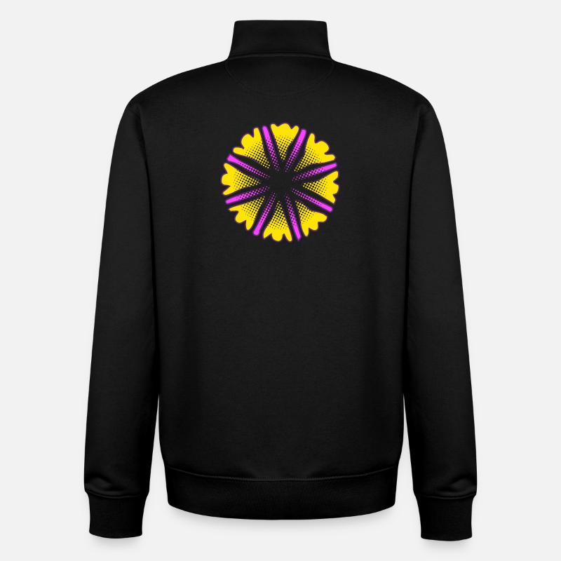 Sun2 modificated more - Unisex Organic Zip Sweatshirt by Stanley/Stella - black
