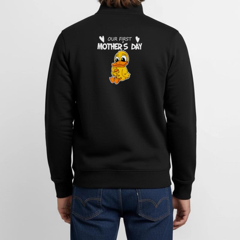 Muttertag - erster Muttertag Geschenk Unisex Organic Zip Sweatshirt von Stanley/Stella