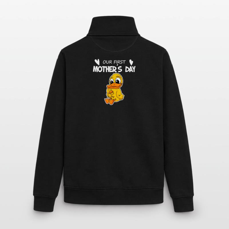 Muttertag - erster Muttertag Geschenk Unisex Organic Zip Sweatshirt von Stanley/Stella