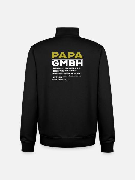 Papa GmbH – Fahrdienst und Lebensberatung - Unisex Organic Zip Sweatshirt von Stanley/Stella - Schwarz