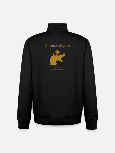 German Empire - Unisex Organic Zip Sweatshirt by Stanley/Stella - black