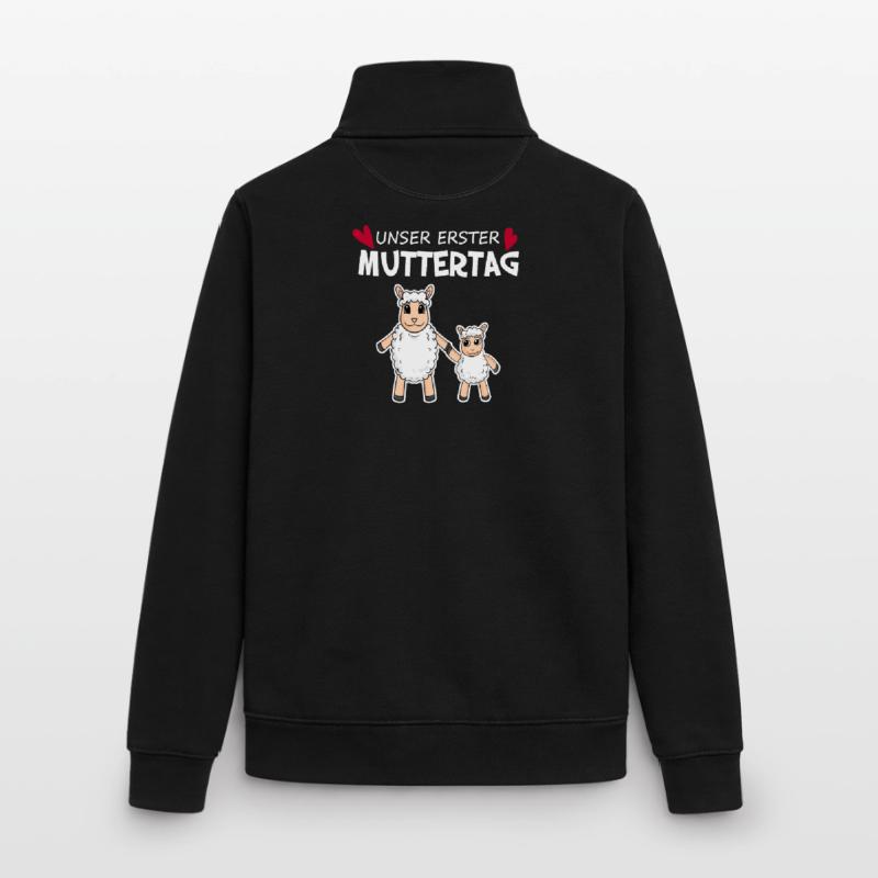 Muttertag - erster Muttertag Geschenk Unisex Organic Zip Sweatshirt von Stanley/Stella