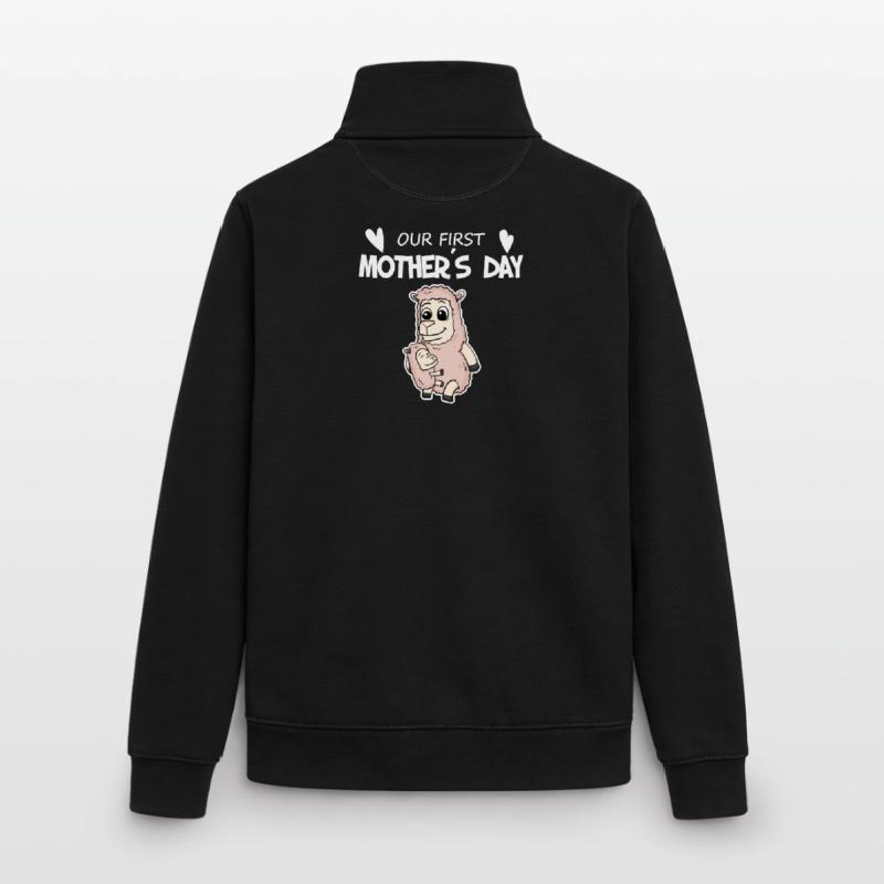 Muttertag - erster Muttertag Geschenk Unisex Organic Zip Sweatshirt von Stanley/Stella