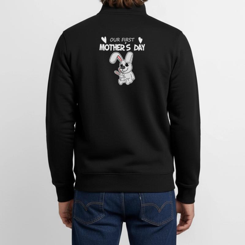 Muttertag - erster Muttertag Geschenk Unisex Organic Zip Sweatshirt von Stanley/Stella