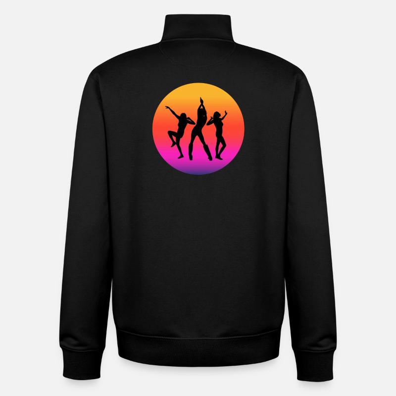 Diso, Disco-Fan, Disco-Musik - Unisex Organic Zip Sweatshirt von Stanley/Stella - Schwarz