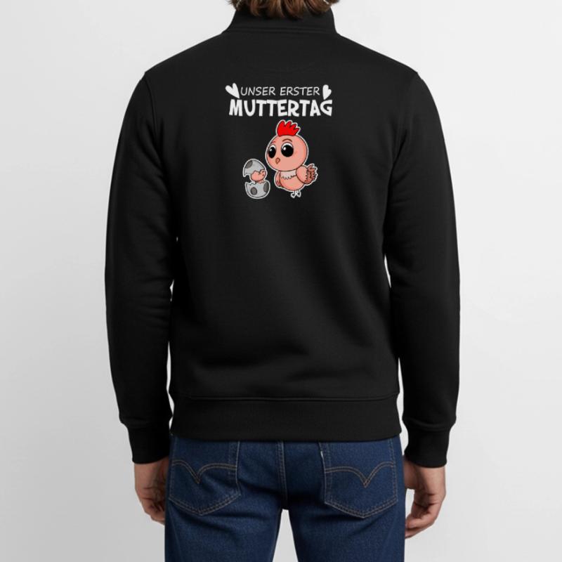 Muttertag - erster Muttertag Geschenk Unisex Organic Zip Sweatshirt von Stanley/Stella