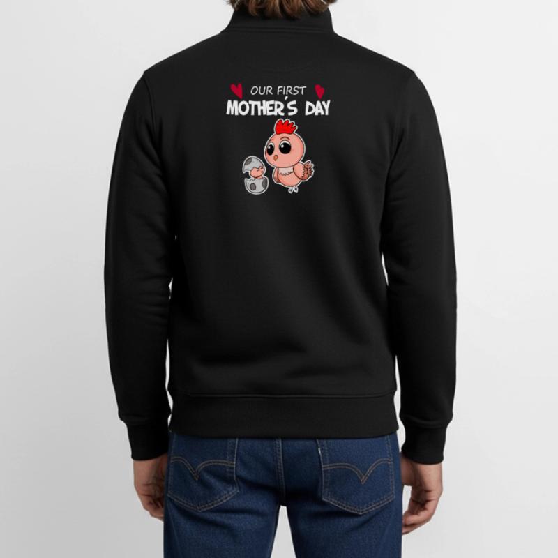 Muttertag - erster Muttertag Geschenk Unisex Organic Zip Sweatshirt von Stanley/Stella