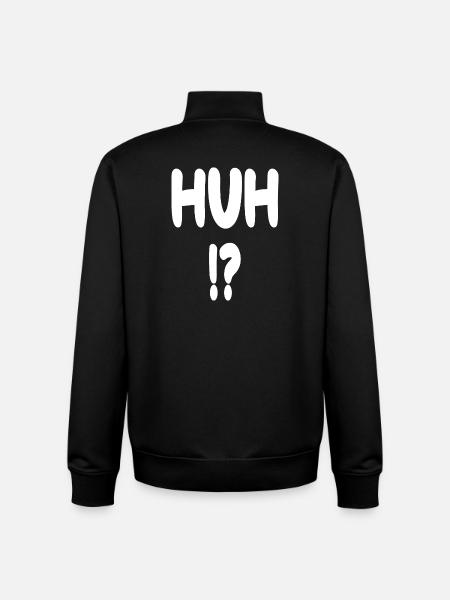Huh!? Chronicles - Unisex Organic Zip Sweatshirt by Stanley/Stella - black