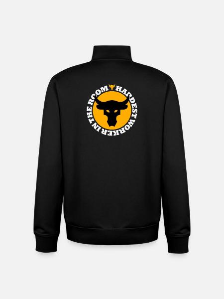 Project Rock - Unisex Organic Zip Sweatshirt by Stanley/Stella - black