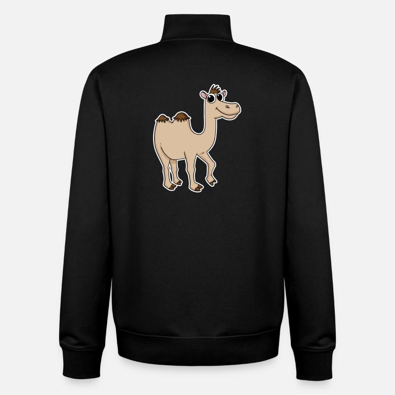Kamel - Unisex Organic Zip Sweatshirt von Stanley/Stella - Schwarz