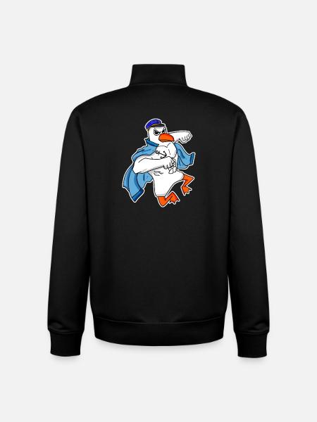 Seagull Captain Faust - Unisex Organic Zip Sweatshirt by Stanley/Stella - black