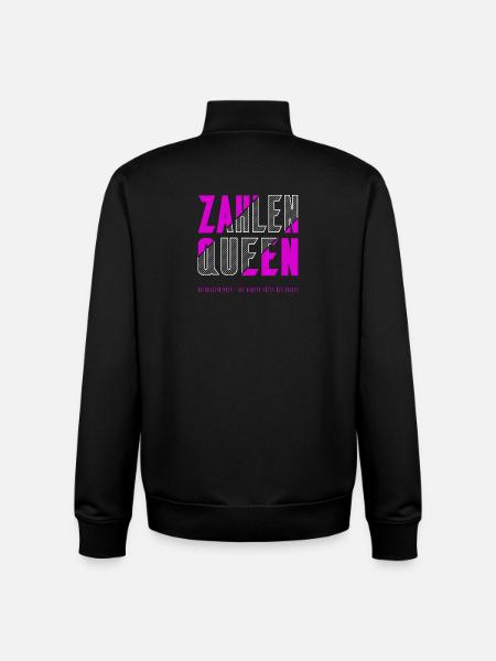 Zahlen Queen - Unisex Organic Zip Sweatshirt von Stanley/Stella - Schwarz