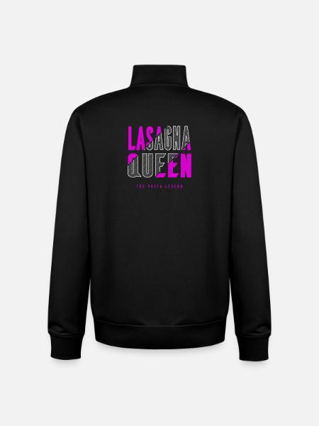 Lasagnas Queen - Unisex Organic Zip Sweatshirt by Stanley/Stella - black
