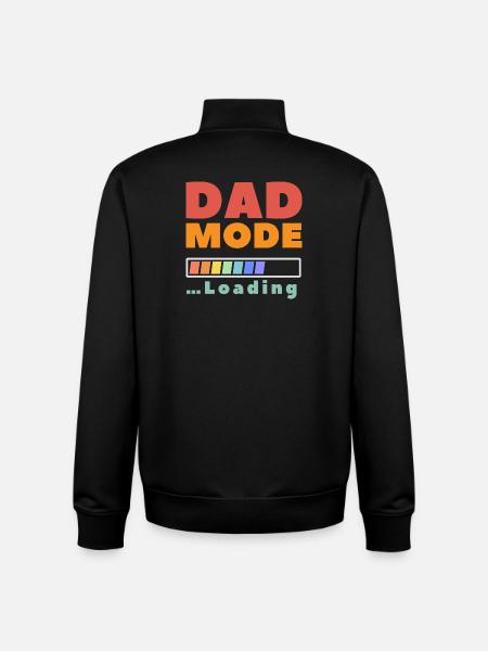 Dad Mode - Unisex Organic Zip Sweatshirt von Stanley/Stella - Schwarz