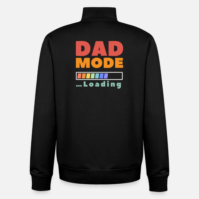 Mode papa - Sweat zippé unisexe en coton bio Stanley/Stella - noir