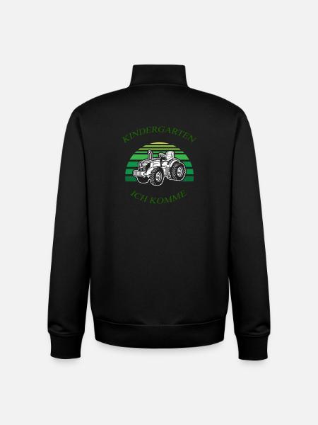 Kindergarten ich komme 3 - Unisex Organic Zip Sweatshirt von Stanley/Stella - Schwarz