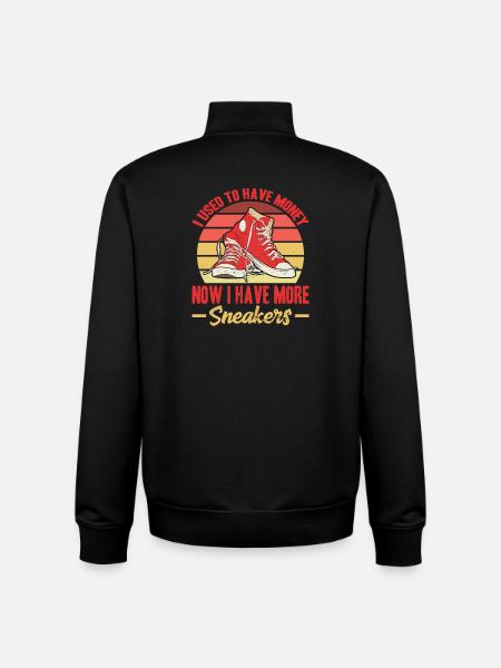 Sneakerhead Collector - Unisex Organic Zip Sweatshirt by Stanley/Stella - black