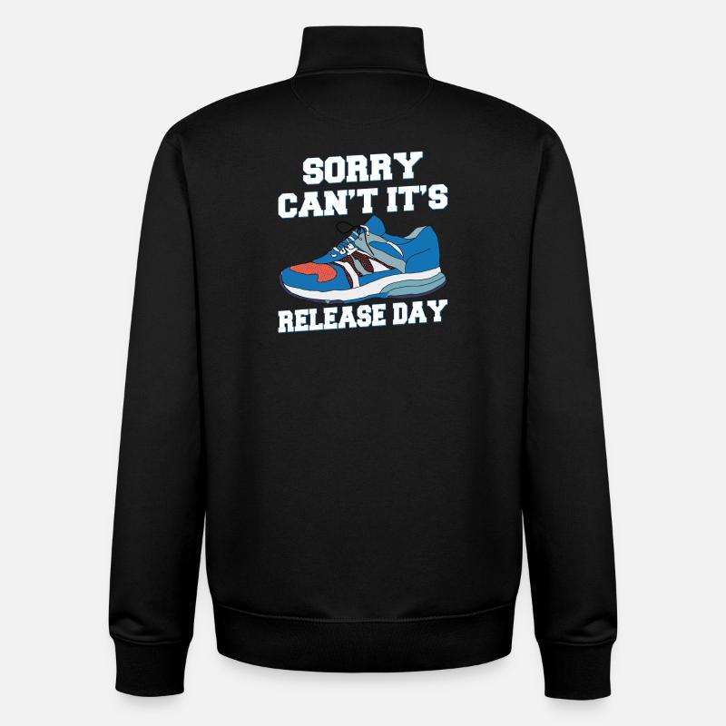 Collectionneur Sneakerhead - Sweat zippé unisexe en coton bio Stanley/Stella - noir