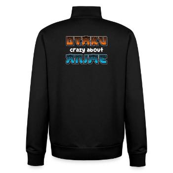 Otaku Anime Animation Japon Manga Déclaration Comic - Sweat zippé unisexe en coton bio Stanley/Stella - noir - Dos - AI Model Male 185 light (185cm)