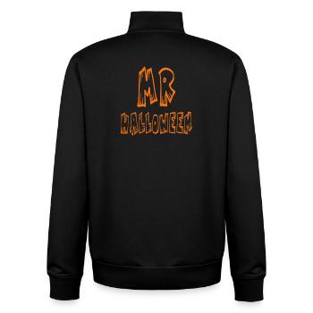 Monsieur Halloween - Sweat zippé unisexe en coton bio Stanley/Stella - noir - Dos - AI Model Male 185 light (185cm)