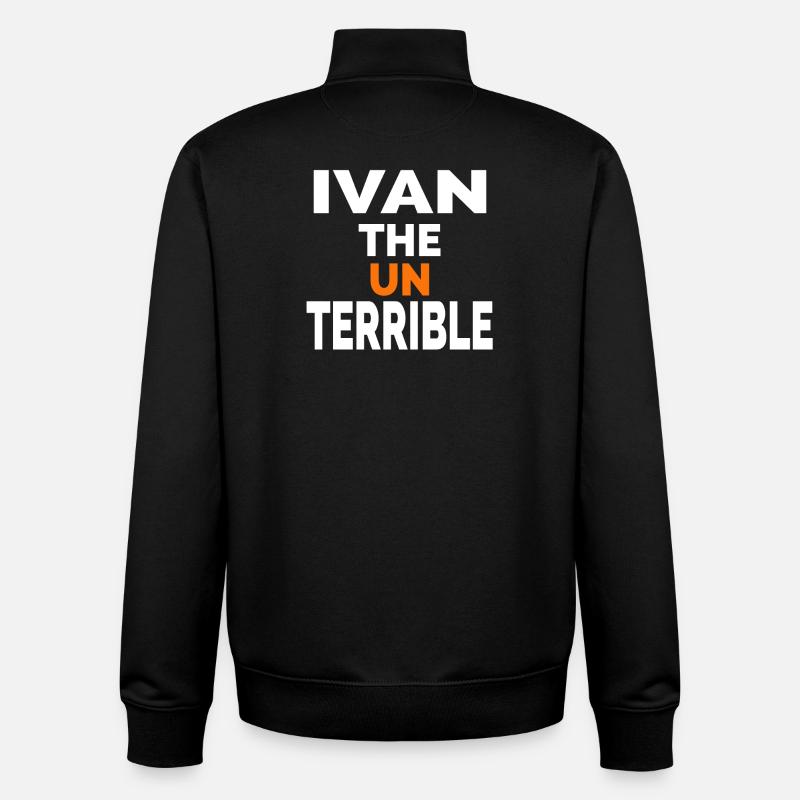 Iwan der Unschreckliche - Unisex Organic Zip Sweatshirt von Stanley/Stella - Schwarz