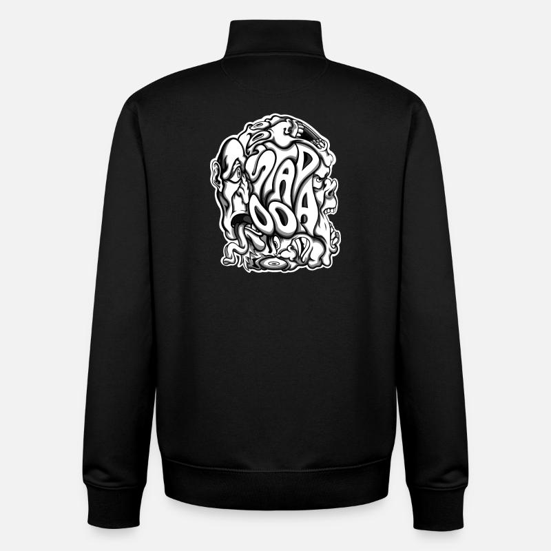 Stapooa2 - Unisex Organic Zip Sweatshirt by Stanley/Stella - black