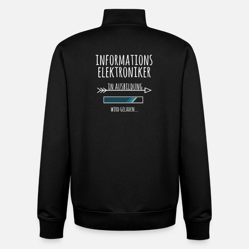 Informationselektroniker Ausbildung Beruf Geschenk - Unisex Organic Zip Sweatshirt von Stanley/Stella - Schwarz
