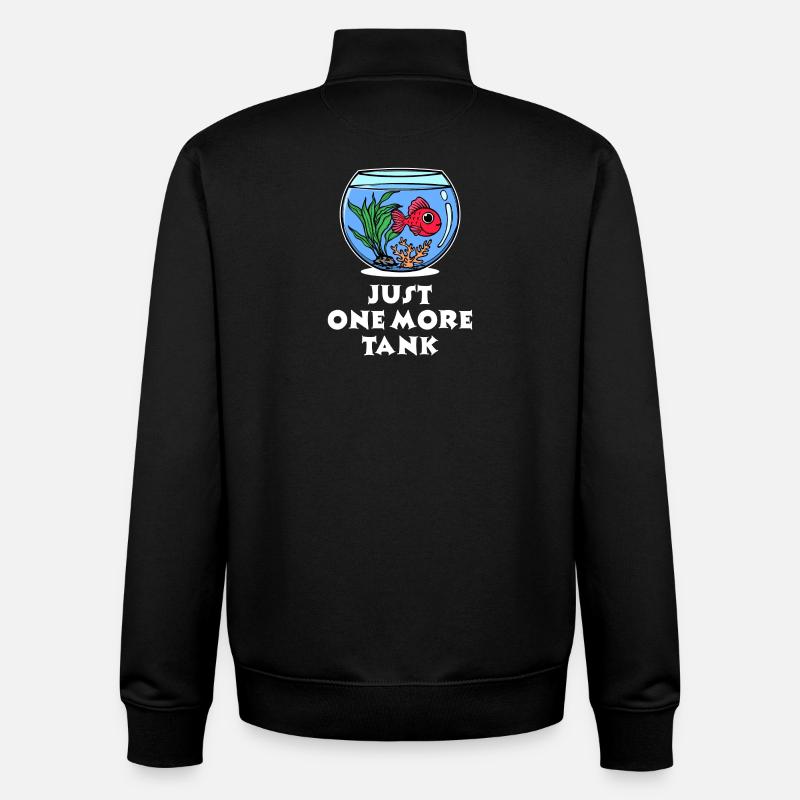 Kugelfisch Aquarium Statement Haustiere Heimtier - Unisex Organic Zip Sweatshirt von Stanley/Stella - Schwarz